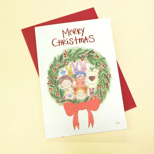 Coco-chan Christmas Mini Card Wreath RY-894