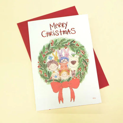 Coco-chan Christmas Mini Card Wreath RY-894