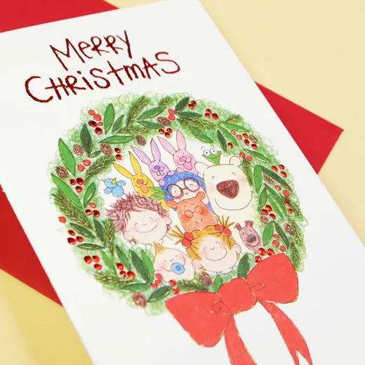 Coco-chan Christmas Mini Card Wreath RY-894