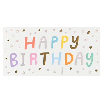 Lettering card birthday