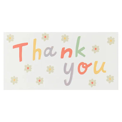 Lettering card thank you