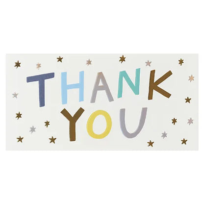 Lettering card thank you