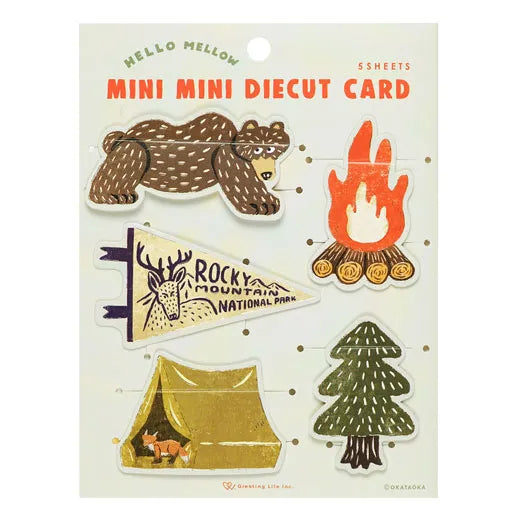 Okataoka mini die-cut cards OK-34