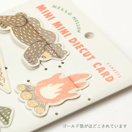 Okataoka mini die-cut cards OK-34