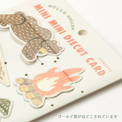 Okataoka mini die-cut cards OK-34