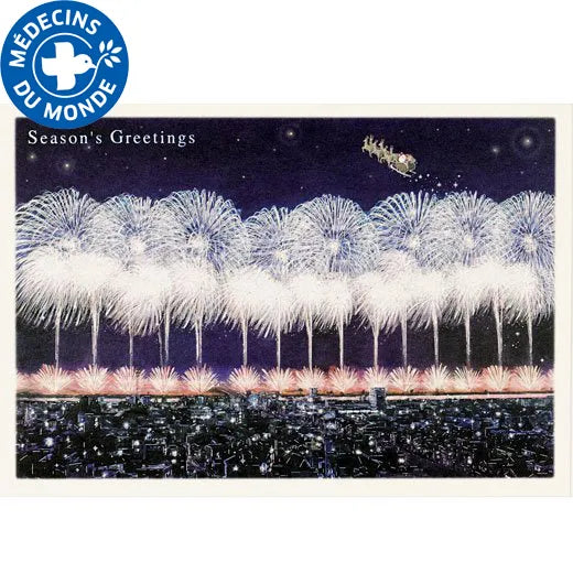 Mini Santa Sepia Card, Nagaoka Fireworks S-422