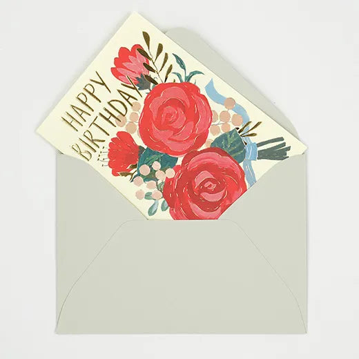 MONA Birthday Bouquet Mini Card