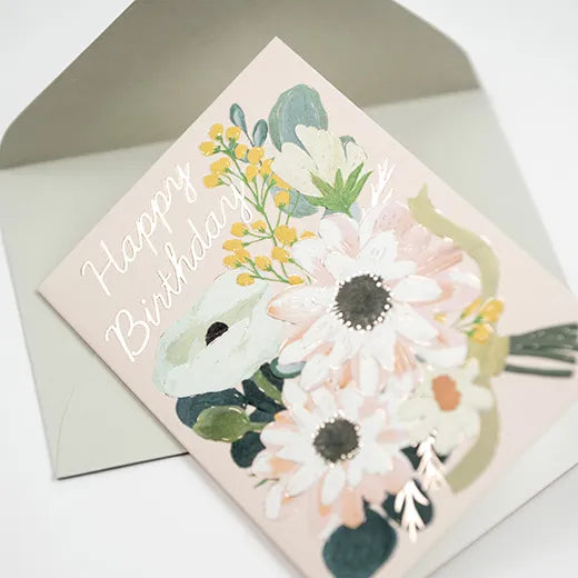MONA Birthday Bouquet Mini Card