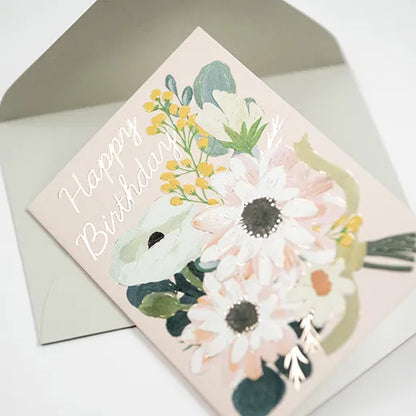 MONA Birthday Bouquet Mini Card