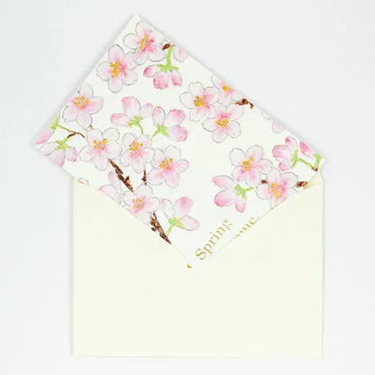 Sakura Anniversary Flower Card