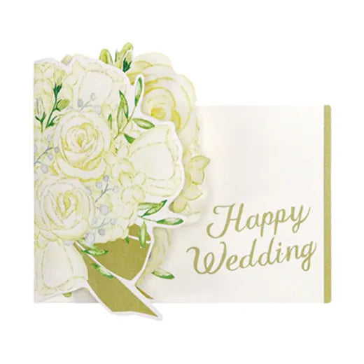 Wedding Flower Pop-Up Card LY-33