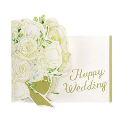 Wedding Flower Pop-Up Card LY-33