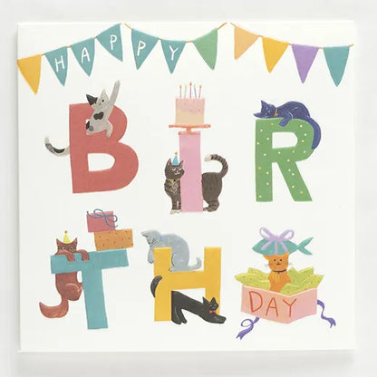 Happy Birthday Alphabet Card