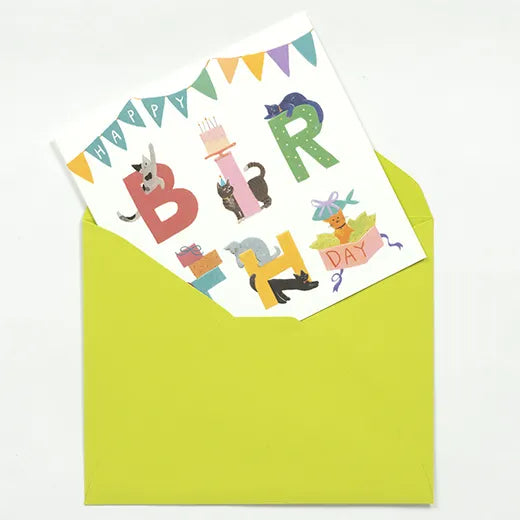 Happy Birthday Alphabet Card