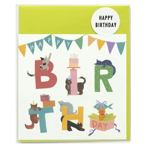 Happy Birthday Alphabet Card