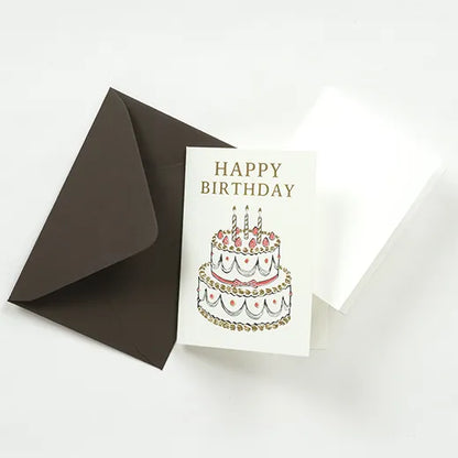 Birthday Letterpress Mini Card