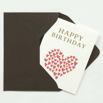 Birthday Letterpress Mini Card
