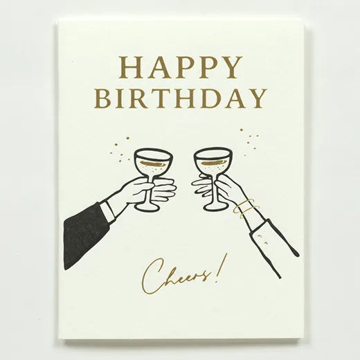Birthday Letterpress Mini Card