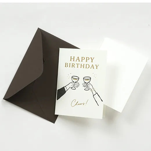 Birthday Letterpress Mini Card
