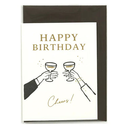 Birthday Letterpress Mini Card