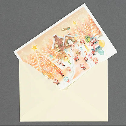 Mini Santa Christmas Card S-425