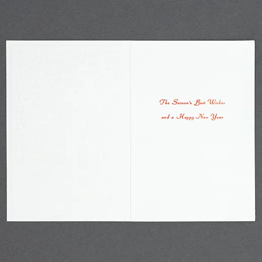 Japanese-Style Mini Santa Christmas Card, Himeji Castle SJ-77