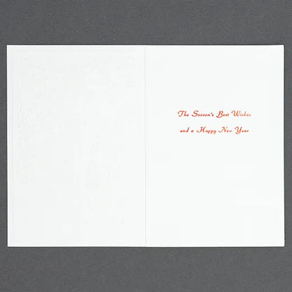 Japanese-Style Mini Santa Christmas Card, Himeji Castle SJ-77