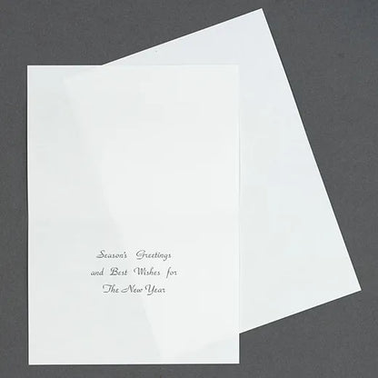 Japanese-Style Formal Card Embroidered with Mt. Fuji and Cherry Blossoms SN-114