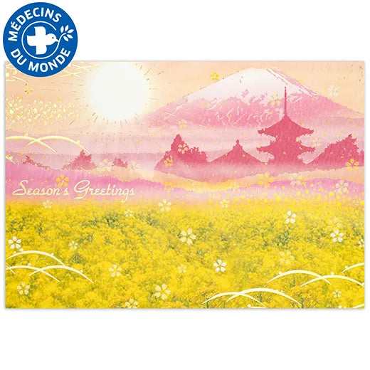 Japanese-Style Formal Card, Spring Scenery SN-71