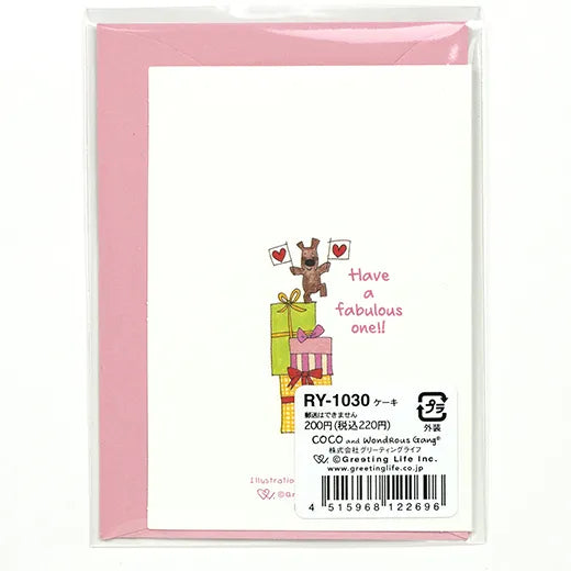 Coco-chan Birthday Mini Card