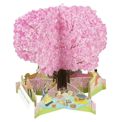 Cherry Blossom Viewing Pop-Up Card