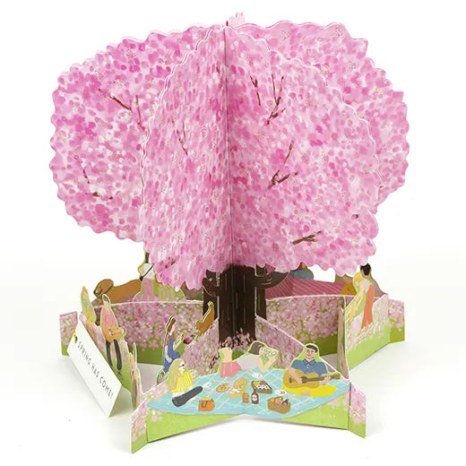 Cherry Blossom Viewing Pop-Up Card YD-35