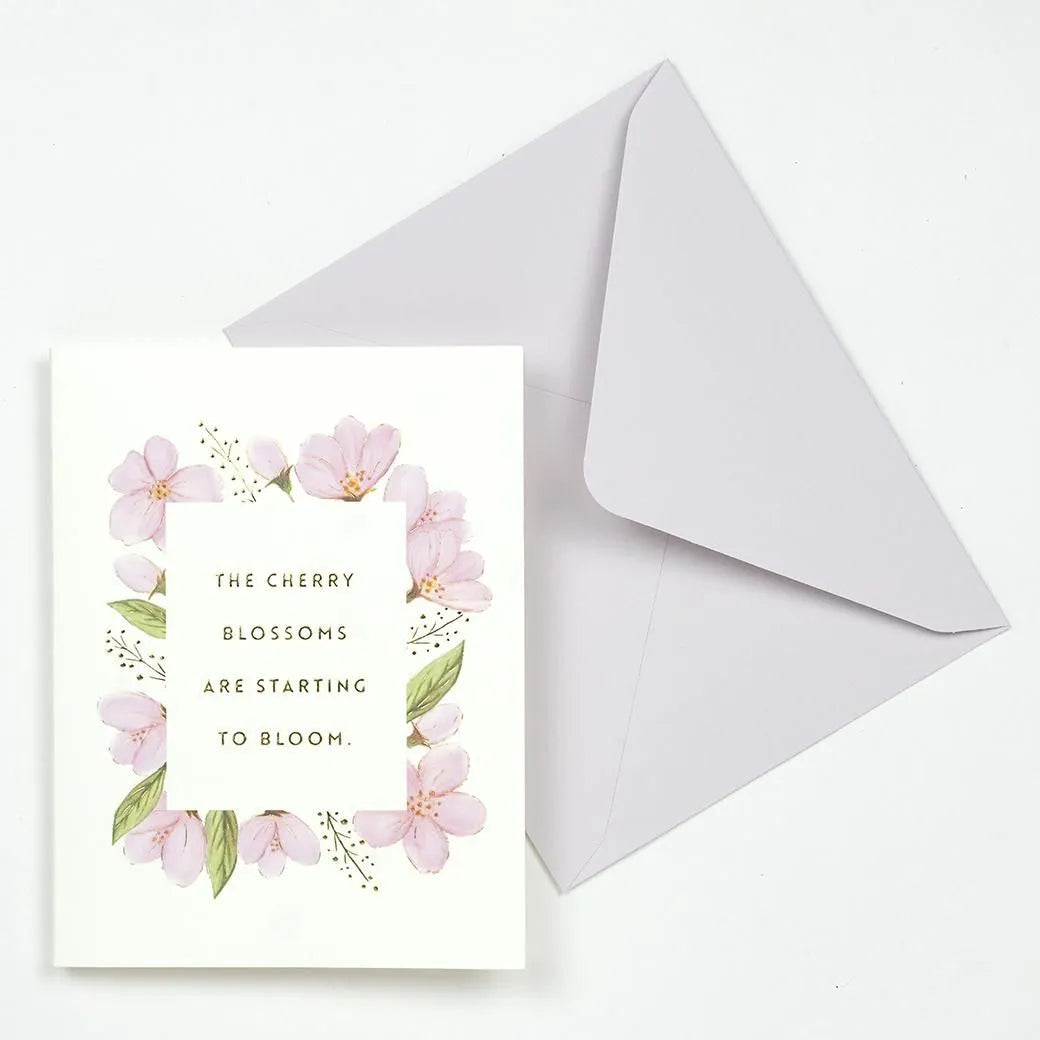 Sakura Wreath Pop-up Card