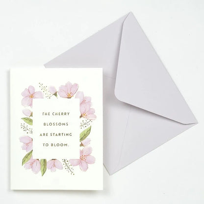 Sakura Wreath Pop-up Card