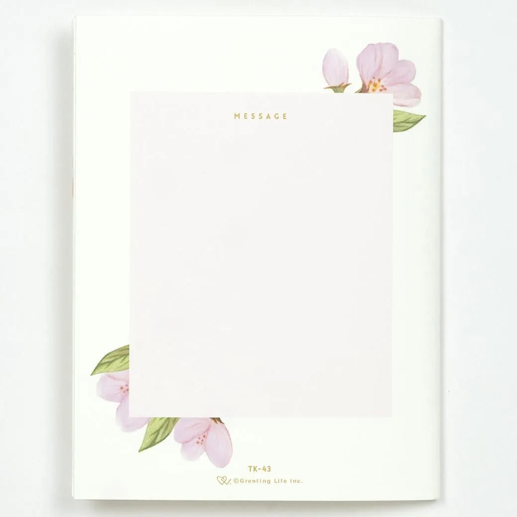 Sakura Wreath Pop-up Card
