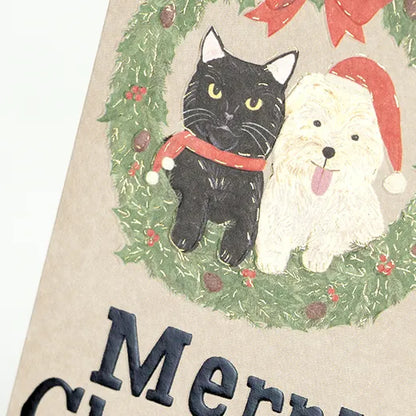 Kahoko Sodeyama Christmas Mini Card Wreath SD-27