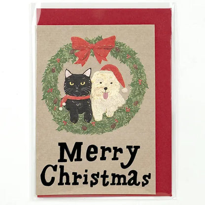 Kahoko Sodeyama Christmas Mini Card Wreath SD-27