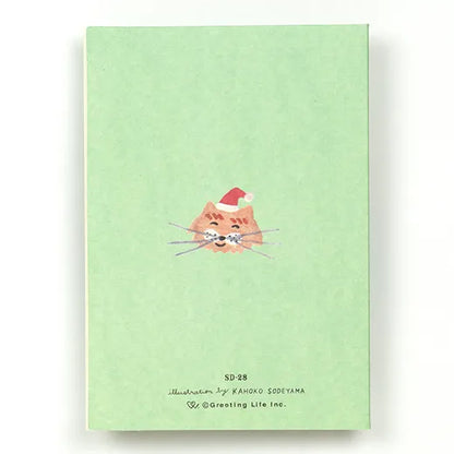 Kahoko Sodeyama Christmas Mini Card Santa SD-28