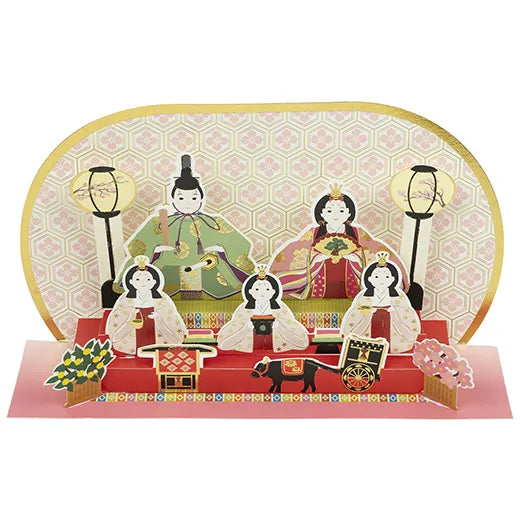 Hinamatsuri pop-up card