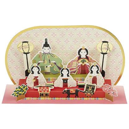 Hinamatsuri pop-up card