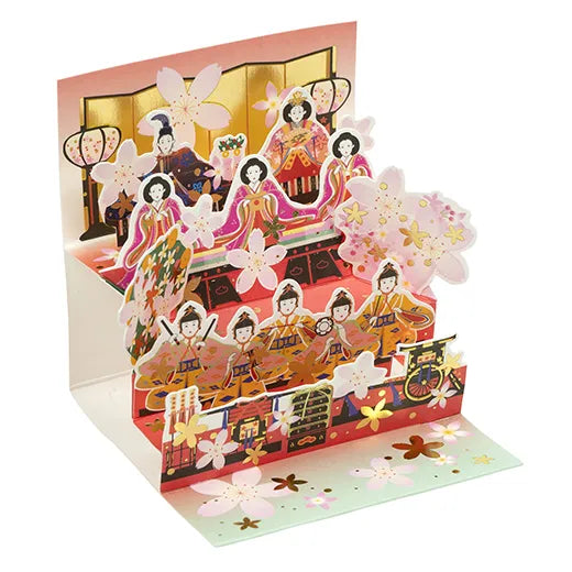 Mini Hinadan Pop-Up Card