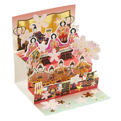 Mini Hinadan Pop-Up Card