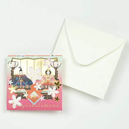 Mini Hinadan Pop-Up Card