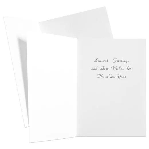 Japanese-Style Formal Card Embroidered with Pine, Bamboo, Plum, and Mt. Fuji SN-118