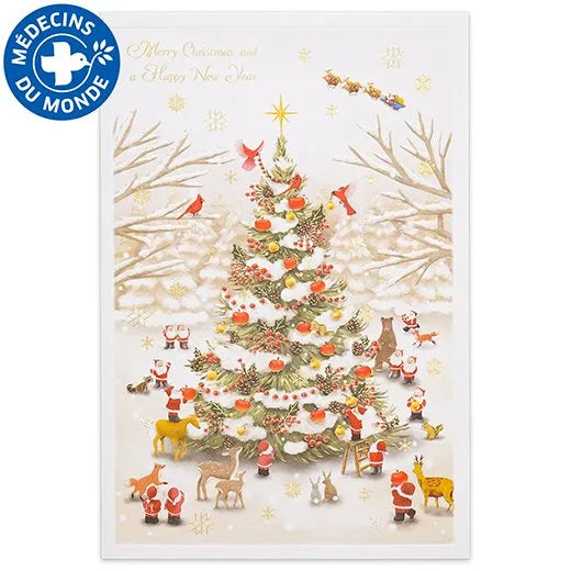 Mini Santa Card S-428