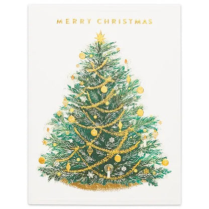 Christmas Manière Card Christmas Tree EC-32