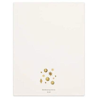 Christmas Manière Card Christmas Tree EC-32