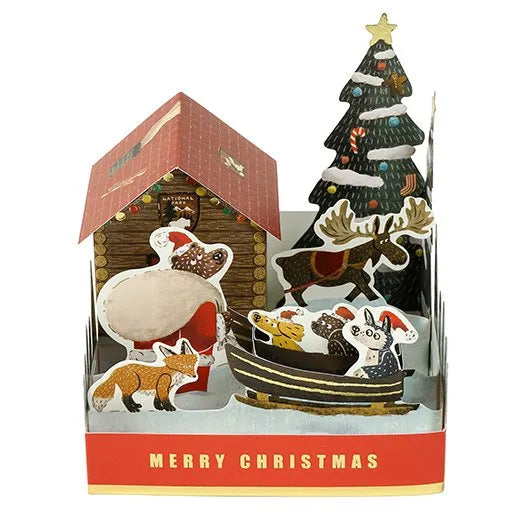 Okataoka Christmas Miniature Garden Card OK-50