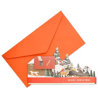 Okataoka Christmas Miniature Garden Card OK-50