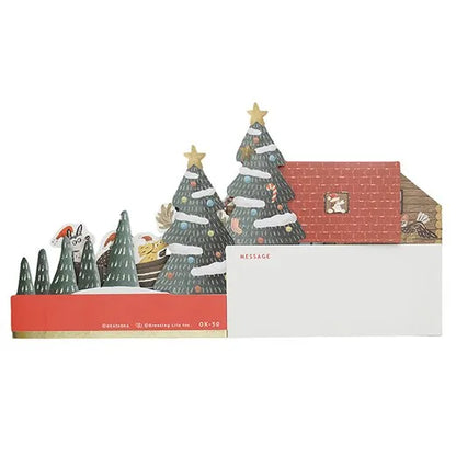 Okataoka Christmas Miniature Garden Card OK-50
